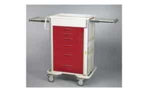 MPD SBT-630A, Select 6 Drawer Aluminum Emergency Cart, Venture Medical Requip