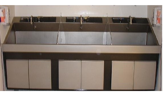 Triple Bay Scrub Sinks