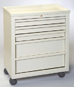 MPD BVS-5, 5 Drawer Value Cart, Venture Medical Requip