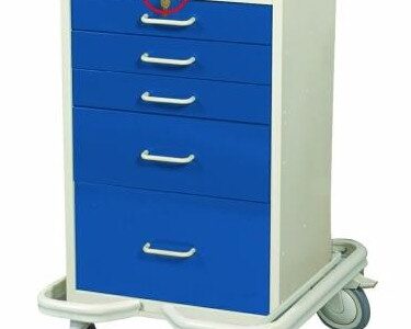 MPD MAT-524, 5 Drawer Mini Tower Cart, Venture Medical Requip