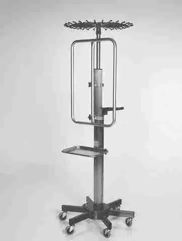 MCM Lift Assist 6-Leg/28 Hook I.V. Pole | MCM 253 - Image 2
