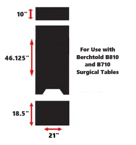 Berchtold B810/B710 Surgical Table Replacement Pad