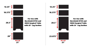 Berchtold Operon D850/D750 Surgical Table Replacement Pad