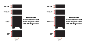 Berchtold Operon D850/D750 Surgical Table Replacement Pad