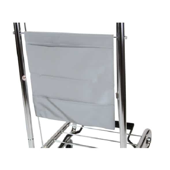 Blickman Chrome Step-On Hamper w/Lid & Casters | 2010 - Image 4