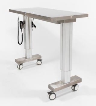 Blickman Motorized Straddle Adj-Height Instrument Table | 7902SS-M - Image 2