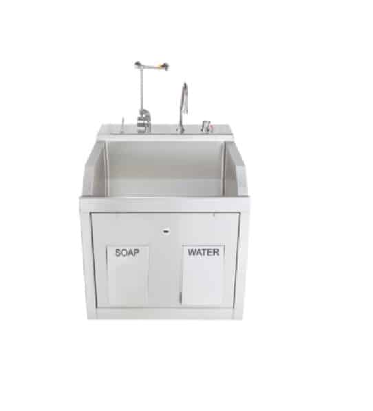 Blickman Wall Mounted Single-Bay Infrared Sink | 9881SSW - Image 3