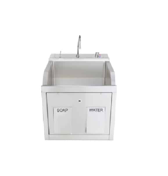 Blickman Wall Mounted Single-Bay Infrared Sink | 9881SSW - Image 2