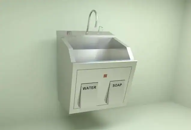 Blickman Wall Mounted Single-Bay Infrared Sink | 9881SSW