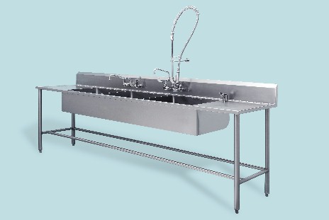 Blickman Decontamination Station w/SS Legs & Cross Bracing | DSHB30