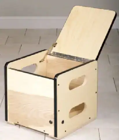 Clinton Square Packing Weight Box with Lid | 5-1510 - Image 2