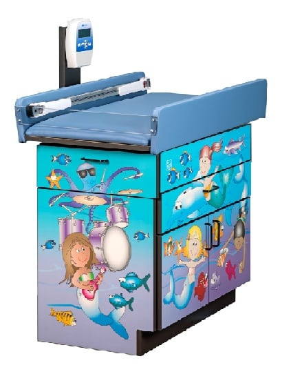 Clinton Merry Mermaids Scale Table and Cabinet | 7854-X - Image 2