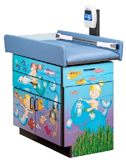 Clinton Merry Mermaids Scale Table and Cabinet | 7854-X - Image 3