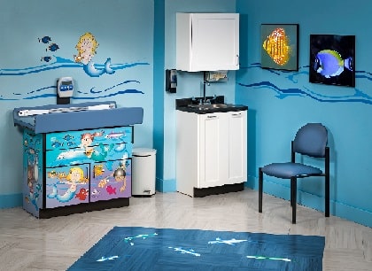 Clinton Merry Mermaids Scale Table and Cabinet | 7854-X - Image 8