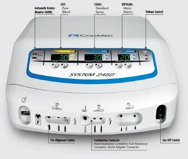 Conmed 2450 Electrosurgical Unit - Refurbished - Image 3