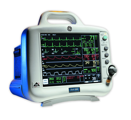 GE Dash 3000 Patient Monitor – Refurbished, Venture Medical Requip.