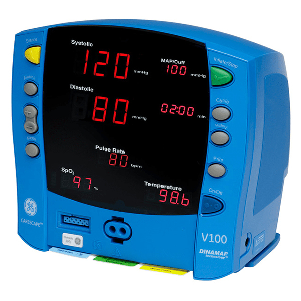 GE Dinamap CARESCAPE V100 Vital Signs Monitor – Refurbished, Venture Medical Requip.