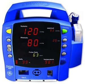 GE Dinamap Procare 400 Vital Signs Monitor – Refurbished, Venture Medical Requip.