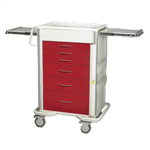 MPD Select 6 Drawer Aluminum Emergency Cart | SBT-630A