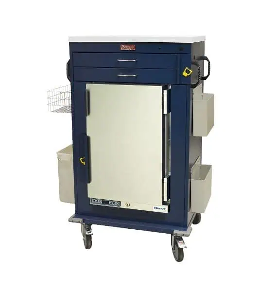 Harloff Malignant Hyperthermia Cart w/Medical Grade Refrigerator | MH5200B