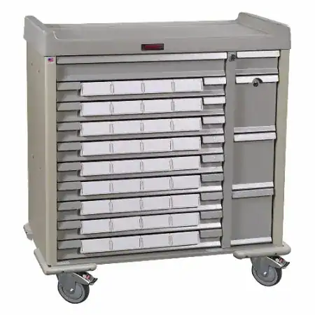 Harloff Standard Line 36 Bin Medication Cart | SL36BIN5
