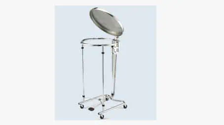 Hassoc Chrome 18″ Round Tilt Top Hamper | 1530