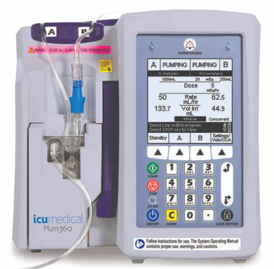 Hospira ICU Medical Plum 360 Infusion Pump - Refurbished