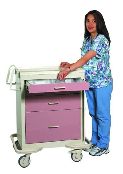 MPD Standard 4 Drawer Emergency Crash Cart | MBT-424 - Image 2