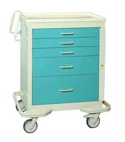 MPD Standard 5 Drawer Emergency Cart | MBT-524