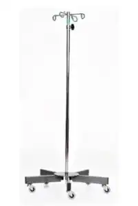 MCM Chrome 5-Leg 4 Hook IV Pole | MCM 202