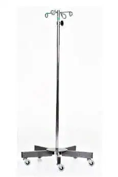 MCM Chrome 5-Leg 4 Hook IV Pole | MCM 202