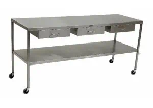 MCM Instrument/Back Table with Drawers | MCM 549