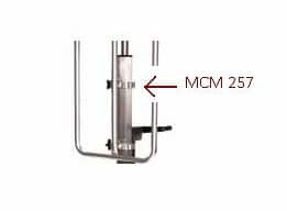 MCM Lift Assist Clamp w/Hole I.V. Pole Accessory | MCM 257 - Image 2