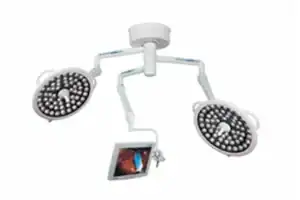 Medical Illumination System Two LED Trio w/Monitor Arm | XLDS-S23MA