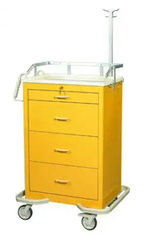 MPD Standard 4 Drawer Isolation Cart | MKS-430-Y - Image 2
