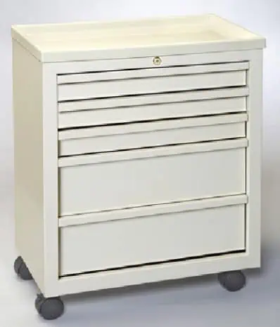 MPD Value 5 Drawer Small Key Lock Cart | BVS-5