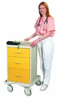 MPD Mini Tower 3 Drawer Isolation Cart | MAT-324 - Image 2
