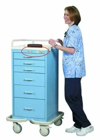 MPD Mini Tower 6 Drawer Cart with Electronic Lock | MLS-630