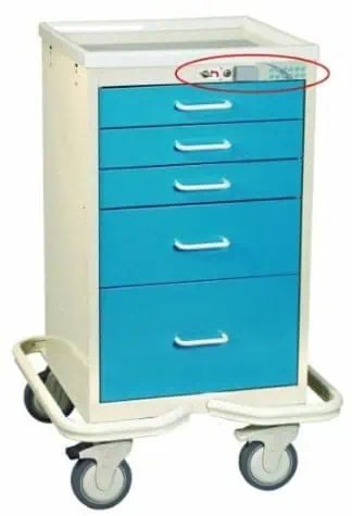MPD Mini Tower 5 Drawer Cart with Proximity Reader | MOT-524