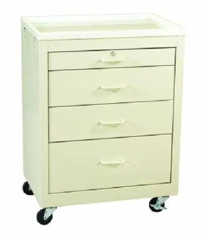 MPD MVS-424-B Value 4 Drawer Small Key Lock Cart | MVS-424-B