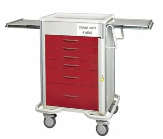 MPD Select 6 Drawer Aluminum Emergency Cart | SBT-627A