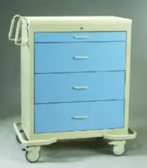 MPD Standard Wide Aluminum Punch-Card Medication Cart | WKT-430A
