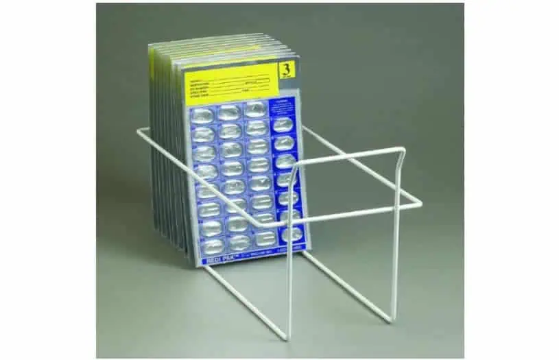 MPD Punch Card Rack Medication Cart Accessory | TPC-1