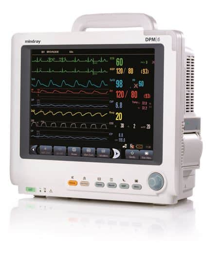 Mindray DPM 6 Anesthesia Monitor with AG Module – Refurbished, Venture Medical Requip.