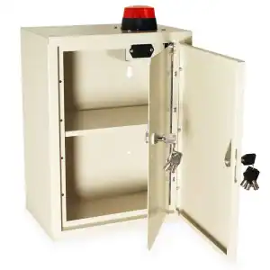Harloff Medium Narcotics Cabinet with Audio/Visual Alarm | NC16C12-DT2-AVD