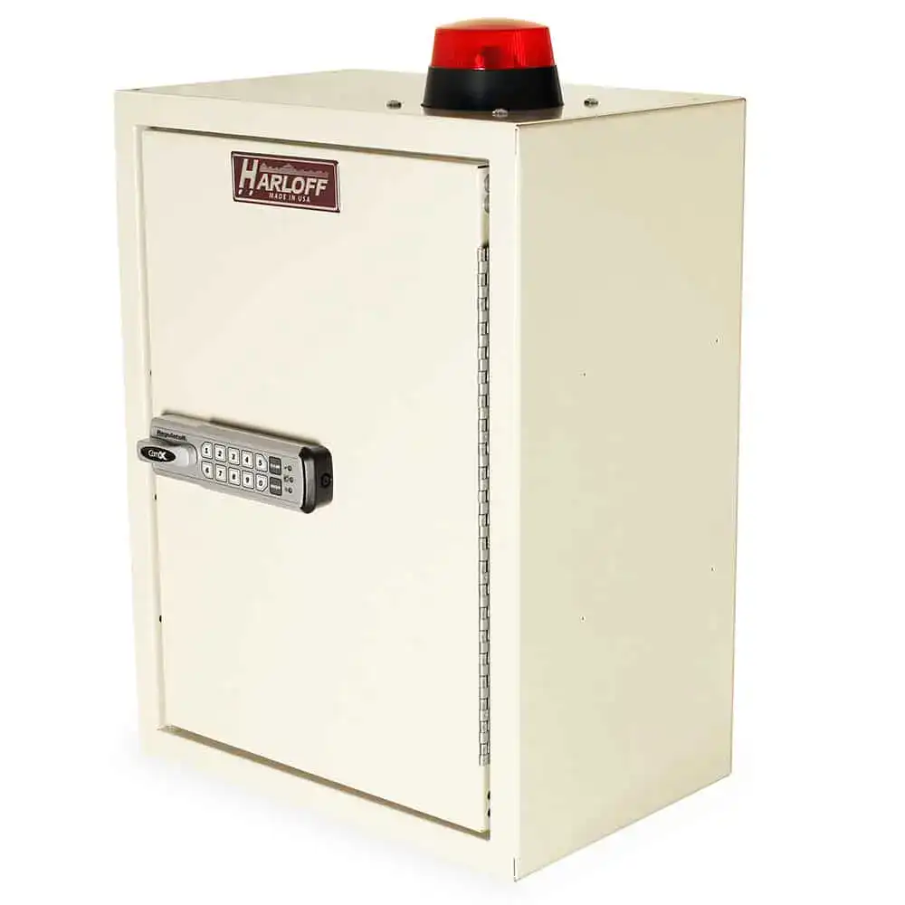 Harloff Medium Narcotics Cabinet with Audio/Visual Alarm and Electronic Lock | NC16C12-SE1-AVD
