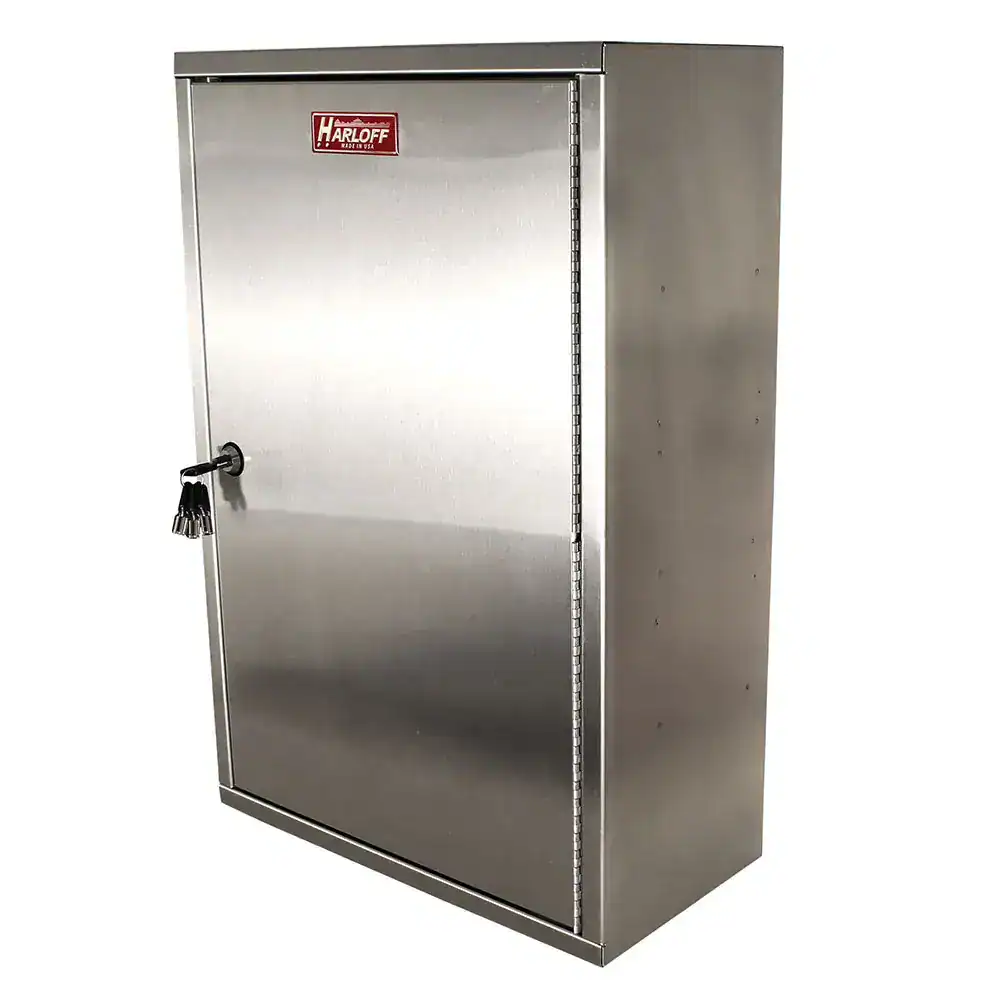 Harloff Tall Stainless Steel Narcotics Cabinet | NCSS24C16-DT2