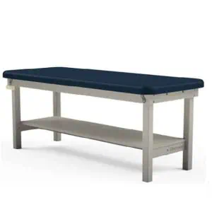 Oakworks PowerLine™ 27" Wide Treatment Flat Top Table w/Shelf | PW27-SH