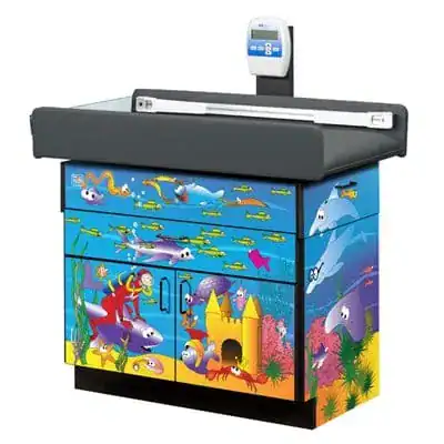 Clinton Ocean Commotion Scale Table & Cabinet | 7836-X