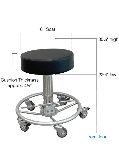 Pedigo Hydraulic Surgeon's Stool | P-6001 - Image 2